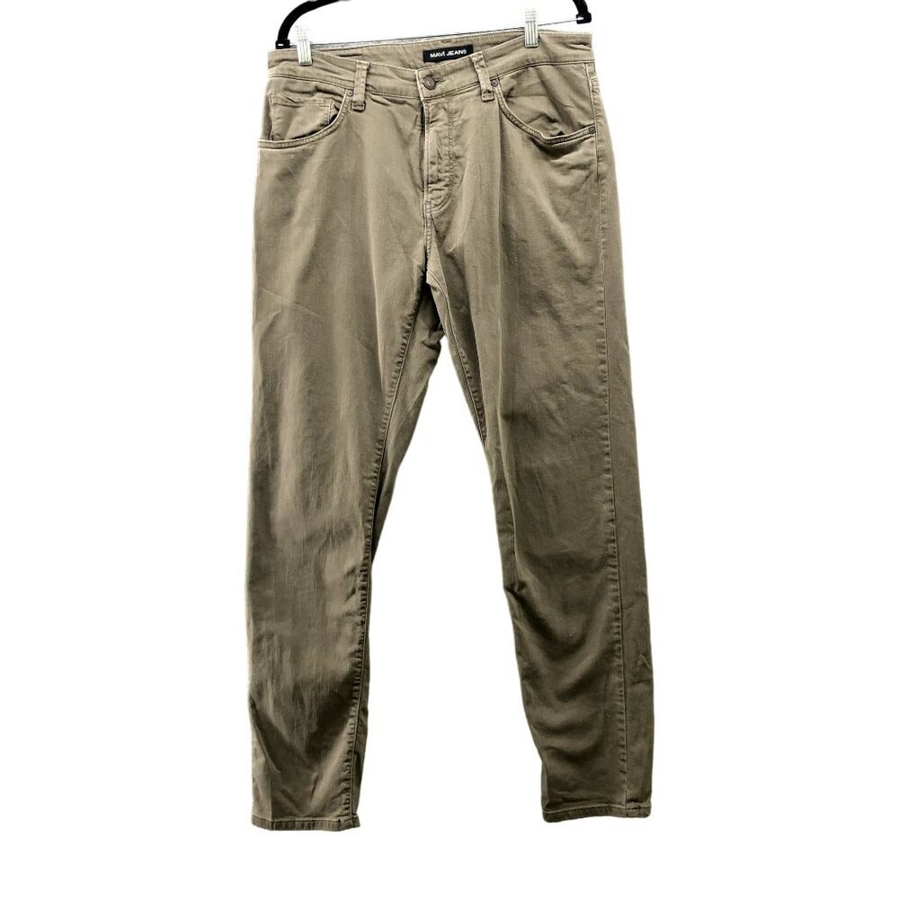 Mavi Marcus Slim Straight Chino Pants Jeans Mens 36x34 (36x33) Tan Soft